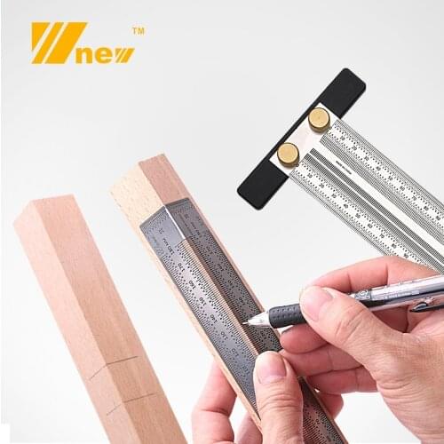Hole Ruler Woodworker Backing Ruler Hole Stainless Steel Ruler Woodworking Tool