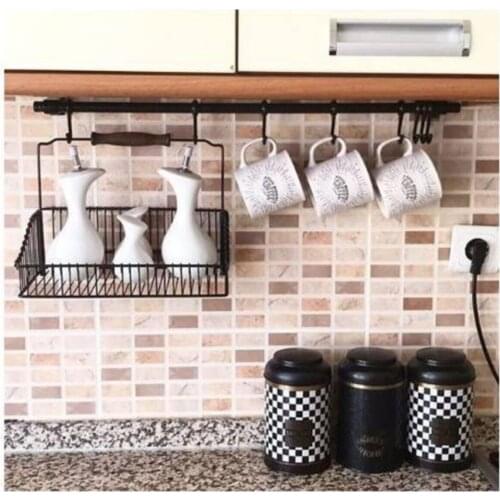 Metal Kitchen Basket + Multi-Purpose Kitchen Hanger Robe Set Cezvelik Salt Shaker Spice Designed Organized