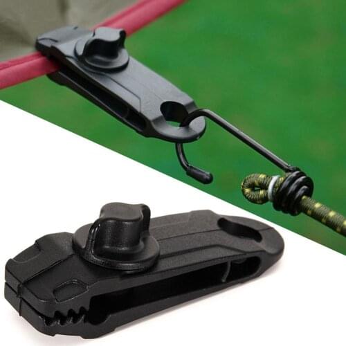 Reusable Tent Awning Canopy Clips Outdoor tools Wind Rope Clamps Camping Tighten Tool