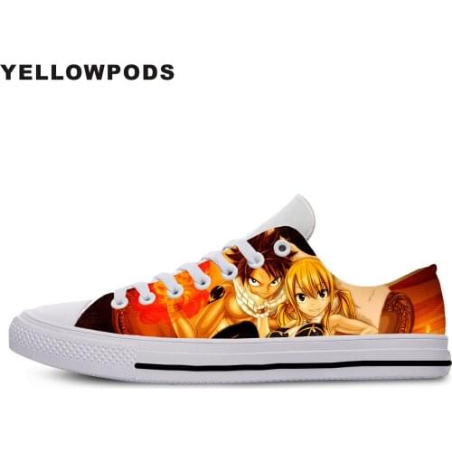Men Casual Shoes Fairy Tail Hot Fashion for Men/women High Quality Harajuku 3D Printing Fairy Tail Off White Shoes Man