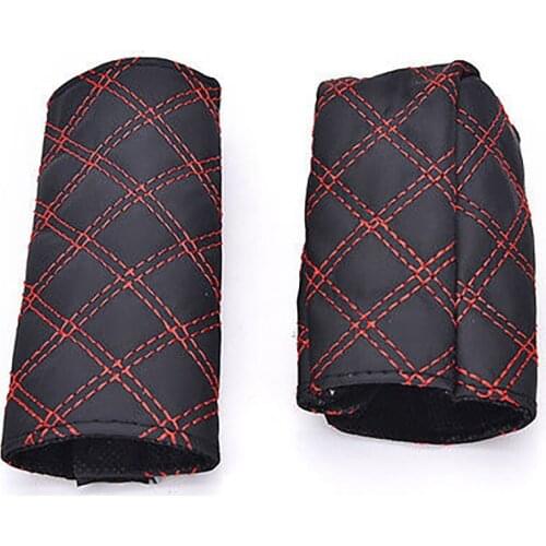 Popular Hand Brake Cover Accessories Gear Shift Case Interior Cars 2 Pcs/Set Red Black Universal High Quality Shift Knob Sleeve