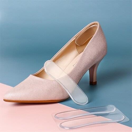 Silicone Gel Heel Protector Soft Cushion Protector Foot feet Care Shoe Insert Pad Insole Shoes Accessories Insoles