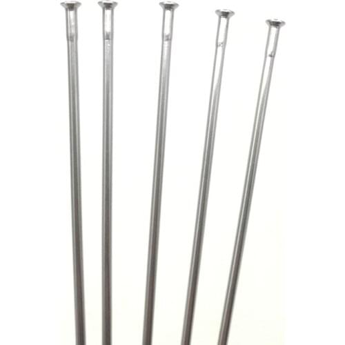 24 Pieces A Lot Pillar PSR 14 Sliver Color Bike Spokes Diameter 2.0mm Straight Pull Road Bicycle Spokes