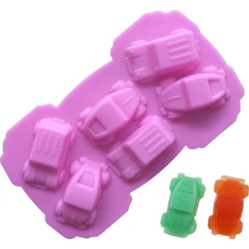 Sports Car Silicone Mold Cake Chocolate Fondant Silicone Mould Ice Cube Cake Decorating DIY Jelly Baking Tools
