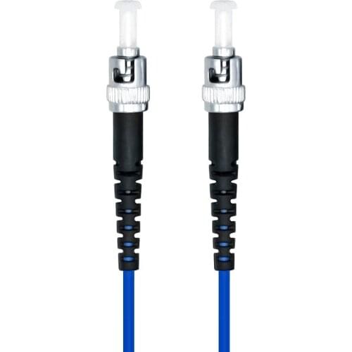 Indoor Armored 100Meters ST/PC-ST/PC,3.0mm,Singlemode 9/125,Simplex, Optical Fiber Patch Cord Cable,ST to ST Jumper