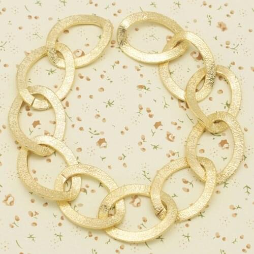 High Quality 2meters 25*33*4.5mm Gold Metal Aluminum Chain DIY Jewelry Findings Accessories Necklace Chains Wholesale PJ-06