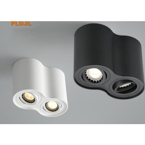 20W 24W Replaceable GU10 LED Bulb Surface Mounted LED COB Downlight Cold/Warm White for Bedroom Kitchen LED Ceiling Spot Light