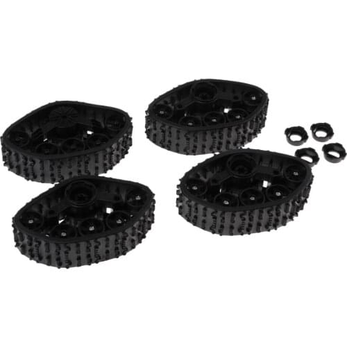 4PCS Snow Tires Track Wheels for RC Car WPL 4WD Truck RC Car Parts