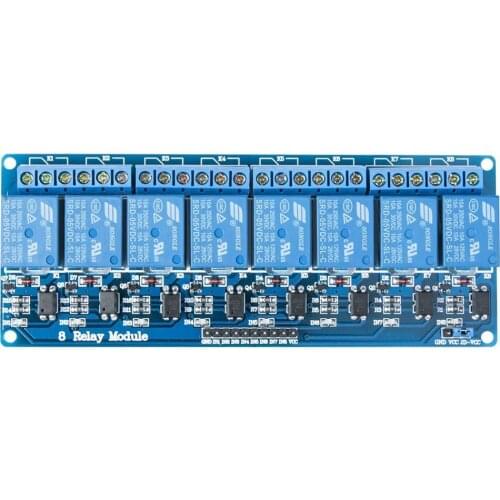 8 Channel Dc 5v Relay Module With Optocoupler For Arduino Uno R3 Mega 2560 1280 Dsp Arm Pic Avr Stm32 Raspberry Pi