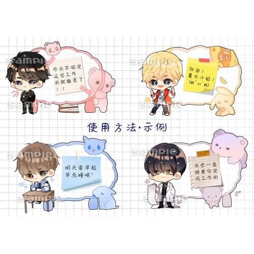 Anime Love and Producer Victor Cue board Acrylic Cute Stand Figure Model Plate Cartoon Desk Decor Toys Cosplay Xmas Gifts