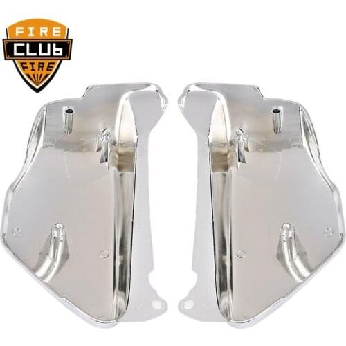 Motorcycle Side ABS Chrome Battery Side Fairing Covers 1 Pair For Honda For Magna VF 750 VF750 VF750C 1994-2004
