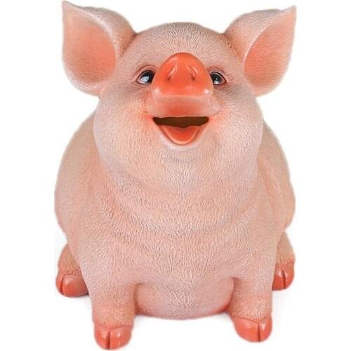 HOUSEHOLD ITEMS AND LOVELY LUCKY THE PIG CAN SAVE MONEY AND GOOD LUCK PIGGY BANK BIRTHDAY PRESENT CHILDRENS ORNAMENTS CREATIVE