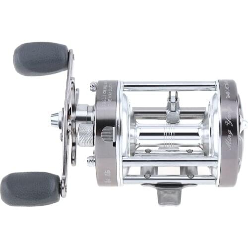 Full Metal Drum Fishing Reel Centrifugal Mechanical Dual Braking System 4.2:1 Trolling Casting Sea/Boat Wheel L/R Hand Optional