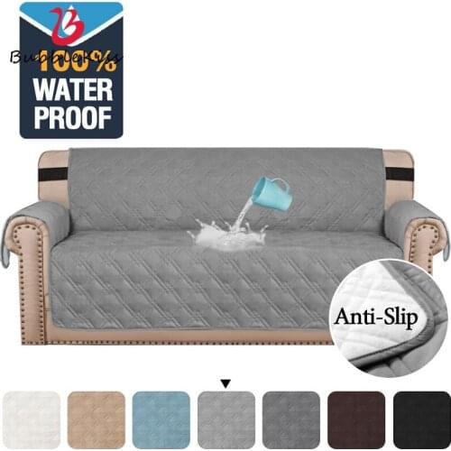 Bubble Kiss Sofa Cover Waterproof Non-Slip Breathable Nordic Solid Home Decoration 1/2/3/4 Seat Furniture Protector Couch Cover