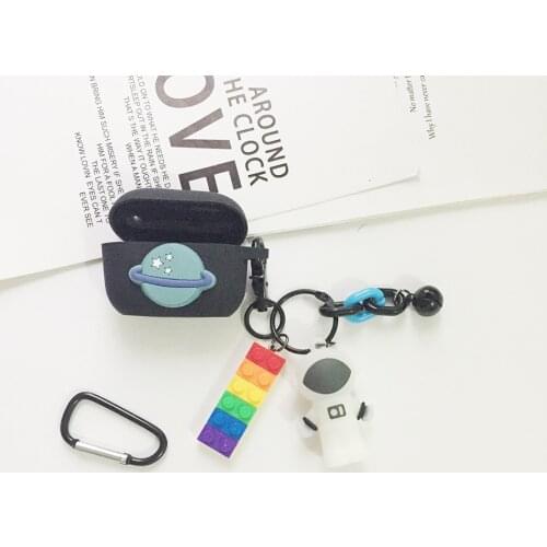 For Jabra Elite Active 75t Case Cartoon astronaut Silicone Protective Case For Jabra Elite 75T Wireless Bluetooth earphone Cover