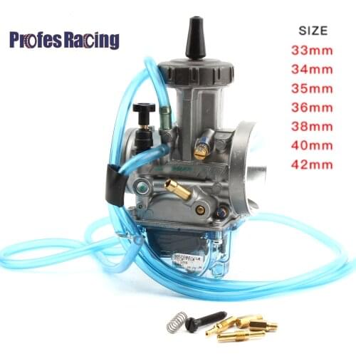 New Universal Motorcycle PWK Carburetor 33 34 35 36 38 40 42mm Racing Parts 2T 4T Engine Dirt Bike Scooter ATV Quad UTV Power