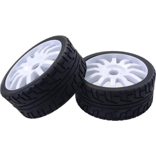 2pcs 100mm Beadlock Wheel Rim for 1:8 RC Racing Car, On Road Car, Buggy Cars - RC Vehicle Wheel Hub Spare Parts