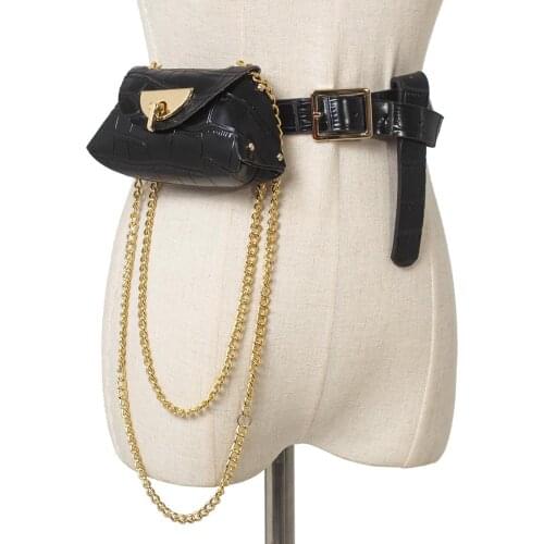 Women Waist Pack Leather Fanny Pack Luxury Women Belt Bag Crossbody Bags For Women Casual Chest Pack Female Purse