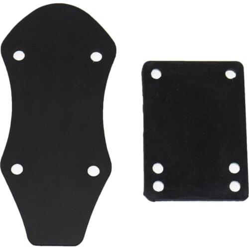CX7 Professional 3mm Skateboard Truck Shock Pads 1/8" Black Longboard Rise Pads Risers Rubber Riser Pads Shockpads