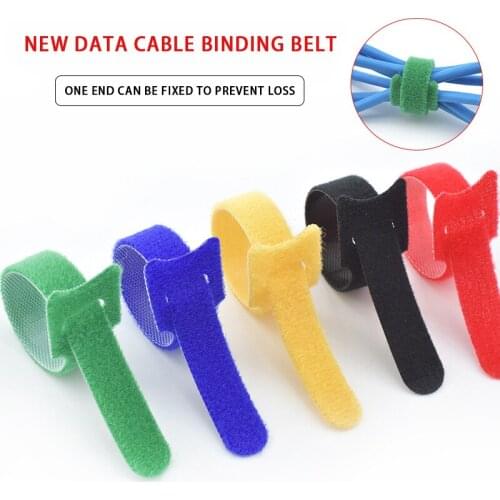 Velcro Cable Tie Back-to-Back Self-Adhesive Computer Data Cable Charging Cable Storage Cable Management Cable 12mmx200mm