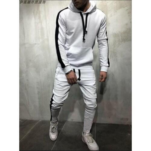 Sport suit tracksuit fleece jacket tracksuit clothes for men sweat pants tracksuit two piece set summer sweatpants hoodie set
