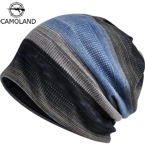 Warm Thermal Fleece Winter Hat Men Women Tactical Military Beanies Army Camouflage Knitted Cotton Skullies Scarf Camo Cap