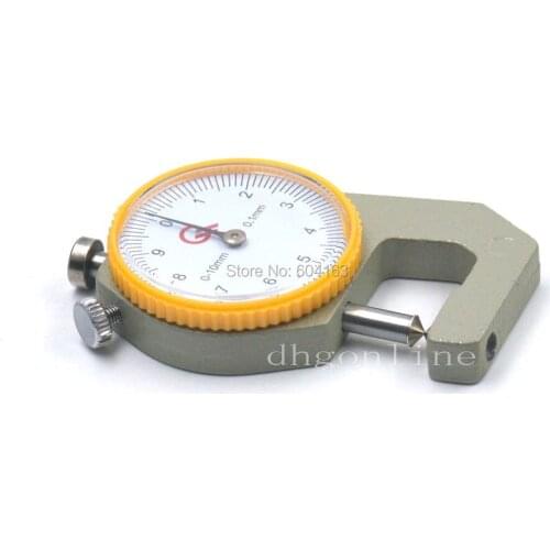2 Pcs 0-10mm Thickness Gauge Meter Tester Sheet Pointed head Leather Tools