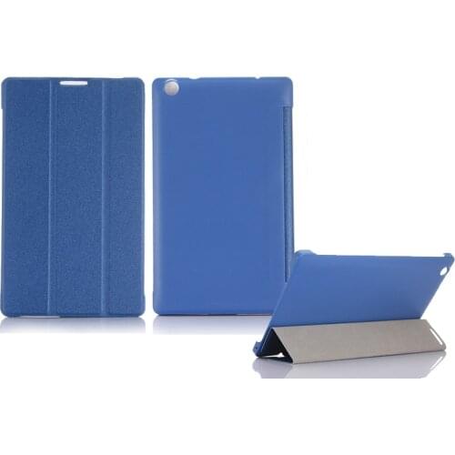 Slim 3-Folder Stand PU Leather Case Skin Flip Capa Shell Funda Cover For Lenovo Tab3 8 TB3-850 TB3-850F 850M 8 inch Tablet Coque