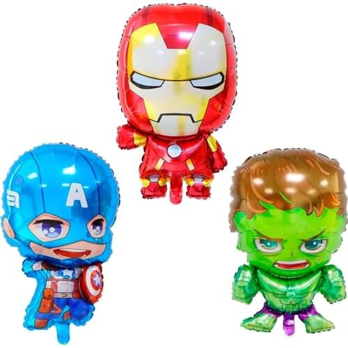 Spiderman Iron Man Balloon Foil Balloons Super Hero Birthday Party Decoration Supplies Childrens Gifts Toys The Avengers Toy