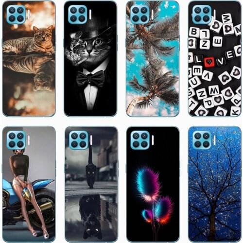 For OPPO A93 Case OPPO A93 2020 Case Patterned Soft Silicon Phone Case for OPPO Reno 4 Lite Cover for Oppo F 17 Pro F17Pro Funda