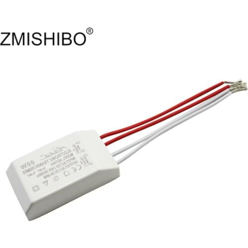 ZMISHIBO Constant Voltage Power Supply AC12V 60W 220V Mini Electronic Transformer White Driver Halogen G4 Bulb LED Chandelier