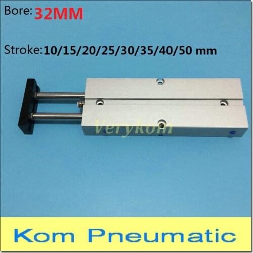1PC Pneumatic Double Piston Air Cylinders TN32X5S TN32X10S TN32X20S TN32X30S TN32X40S TN32X50S TN32*50 Airtac TN TDA Two Rod
