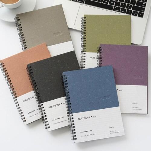 1pcs Retro Original Series Horizontal Line Loose-leaf Wholesale Youfan Grid Coil B5/A5 Notepad Diary