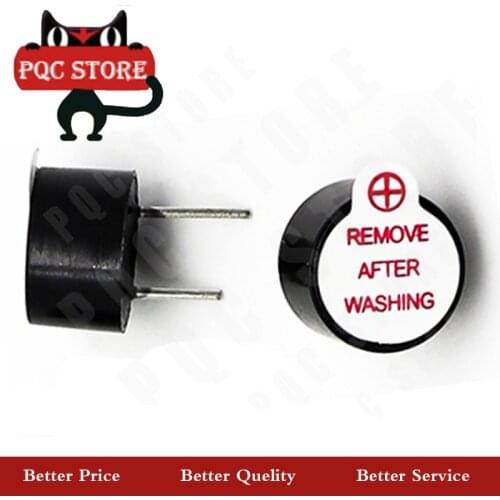 5pcs 3v Active Buzzer Magnetic Long Continous Beep Tone Alarm Ringer 12*9.5MM Active Piezo Buzzers Fit For Computers Printers