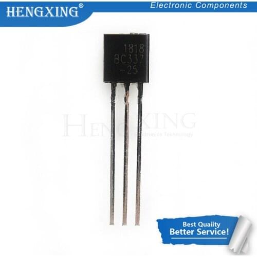50pcs/lot BC337-25 BC337 TO-92 50Vcbo 45Vceo 800mA 625mW new original In Stock