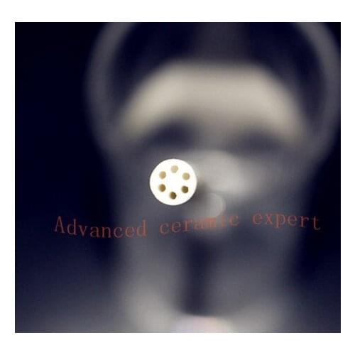 99.5%Al2O3 High Thermal Corundum Tube OD5*ID0.8mm/Round Six-Bore Alumina Tube/Insulating Ceramics For Thermocouples Sensors