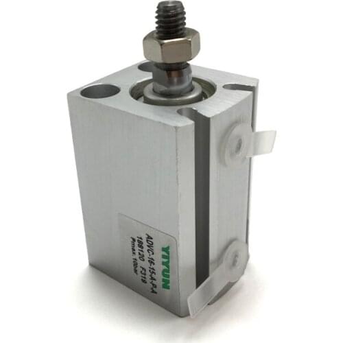 ADVC-16-5,10,15,20,25,30,35,40,45,50-A-P-A ADVC-16-5,10,15,20,25,30,35,40,45,50-I-P-A YIYUN Short-stroke Cylinders ADVC Series