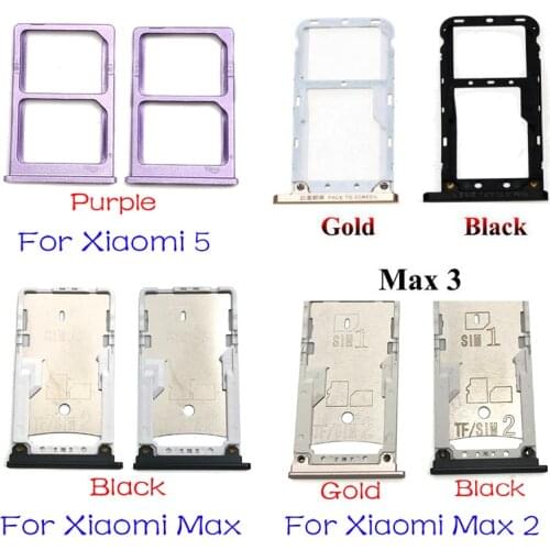 SIM Card Tray Slot Holder Adapter Accessories For Xiaomi Mi Max 2 3 Pocophone F1