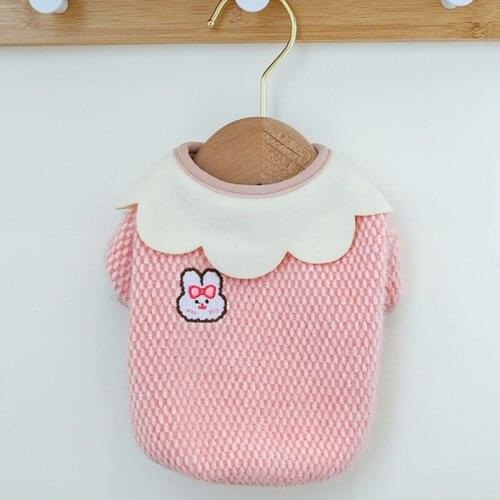 Cotton Soft Pet Dog Clothes Cute Animal Printed Pet Coat Pullover Dog Shirt Costume Jacket Sweatshirt Cat Sweater Pet Products