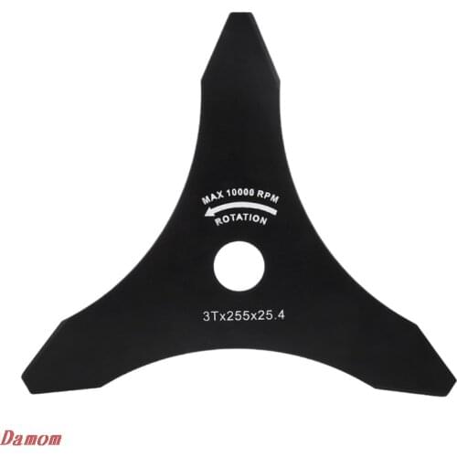 3 Teeth Brush Cutter Brushcutter Trimmer Blade Strimmer Lawn Mower Accessories