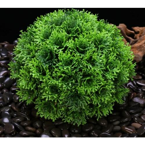Marimo Moss Balls Live Aquarium Plant Algae Fish Shrimp Tank Ornament Marimo Simulation of grass ball Green Seaweed Ball