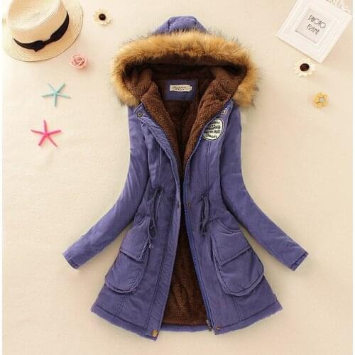 New Parkas Female Women Winter Coat Thickening Cotton Winter Jacket Fashion Womens Outwear Parkas For Women Winter