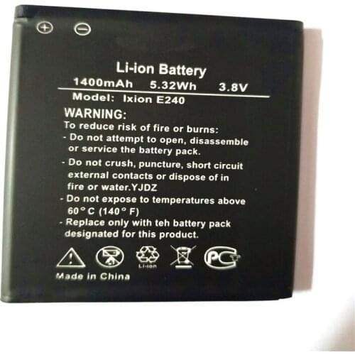 New high Quality Ixion E240 Battery for Dexp Ixion E240 Mobile Phone Replacement batteries with phone stander