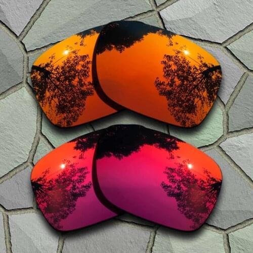 Red Orange&Violet Red Sunglasses Polarized Replacement Lenses for Oakley Holbrook