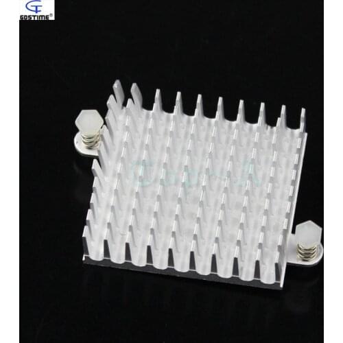 Gdstime 5 pcs/lot 43x40x11mm Silver Extrude Aluminium Heatsink High Quality IC Chip Heat Sink Radiator 43*40*11mm