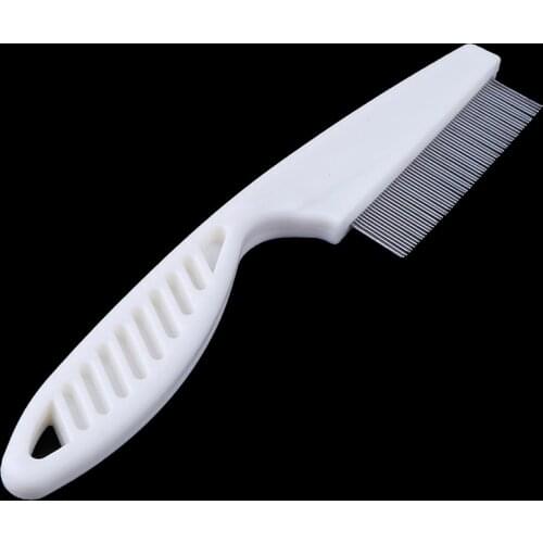 White Rake Comb for Dogs Brush Short Long Hair Fur Shedding Remove Cat Dog Brush Grooming Tools Pet Dog Supplies