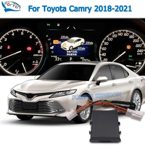 TPMS Tire Digital LCD Display Auto Security Alarm Tyre Pressure For Toyota Camry 2018 2019 2020 2021