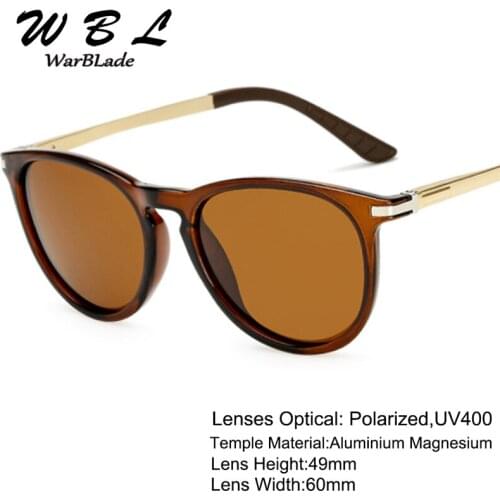 WarBLade 2019 New Ladies Sunglass Polarized Sunglasses Retro Black Red Women Sun Glasses UV400 Eyewear Accessories Polaroid 7033