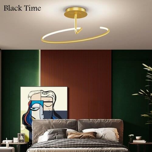Modern Simple LED Chandelier for Living Room Bedroom Dining Room Kitchen Light Indoor Chandelier Lamp Home Decor Ceiling Fixture