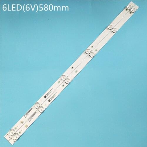 TVs LED Backlight Strips For BBK 32LEX-5056/T2C 32" LED TV Bars MS-L1343 V2 CY 2*6_3030_300MA Bands Rulers JL.D32061330-081AS-M
